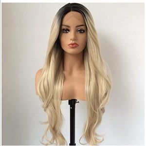 Blonde with Dark Root 24in Wig